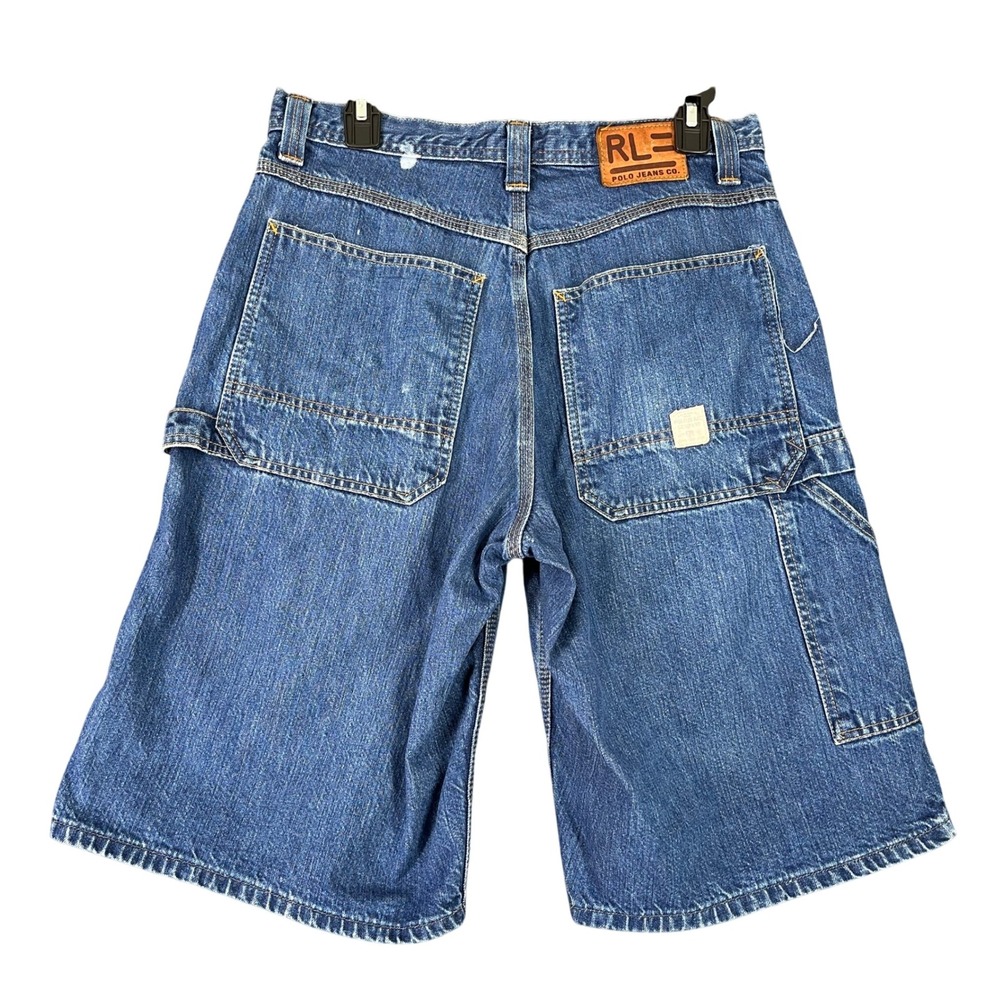 Polo Jeans Co Carpenter Shorts Mens 30 Vintage Y2K Workwear Denim Ralph Lauren
